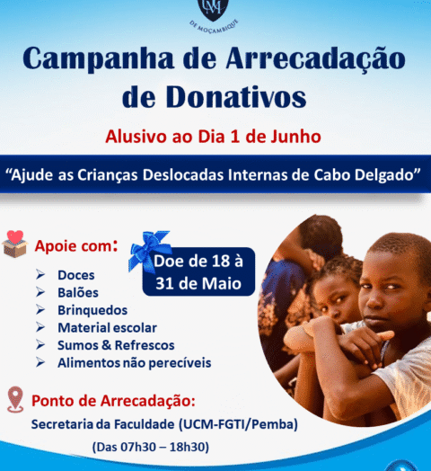 Cartaz Campanha de Arrecadação de Donativos